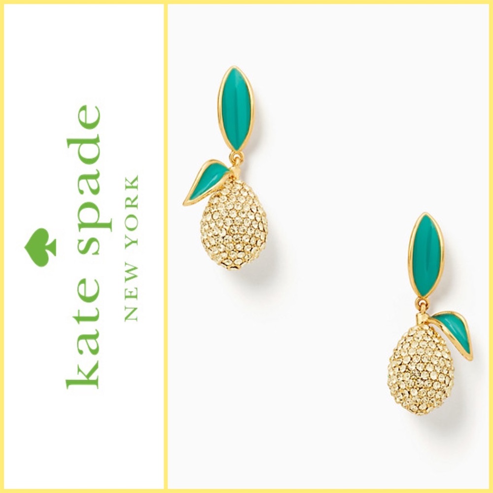 🍋Kate Spade Picnic Perfect Lemon drop earrings🍋